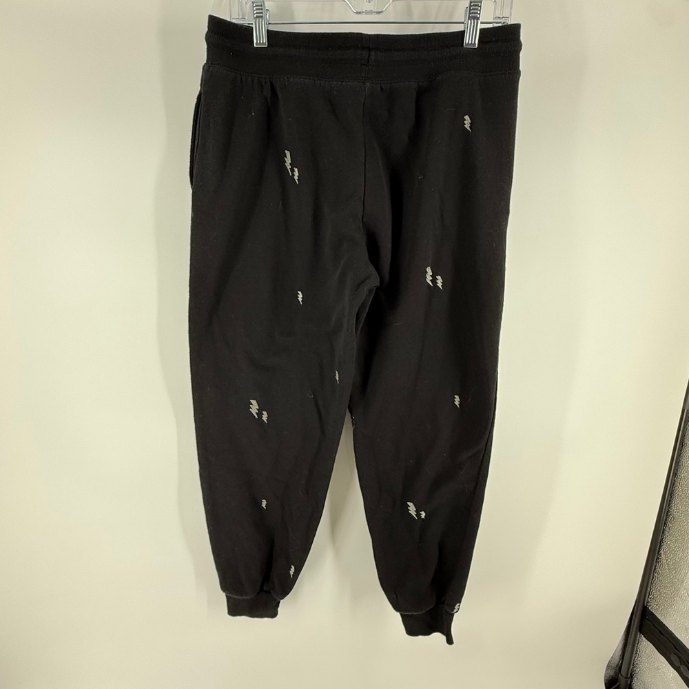 Honeydew Intimates Black Lightning Bolt Joggers Sweatpants Size M